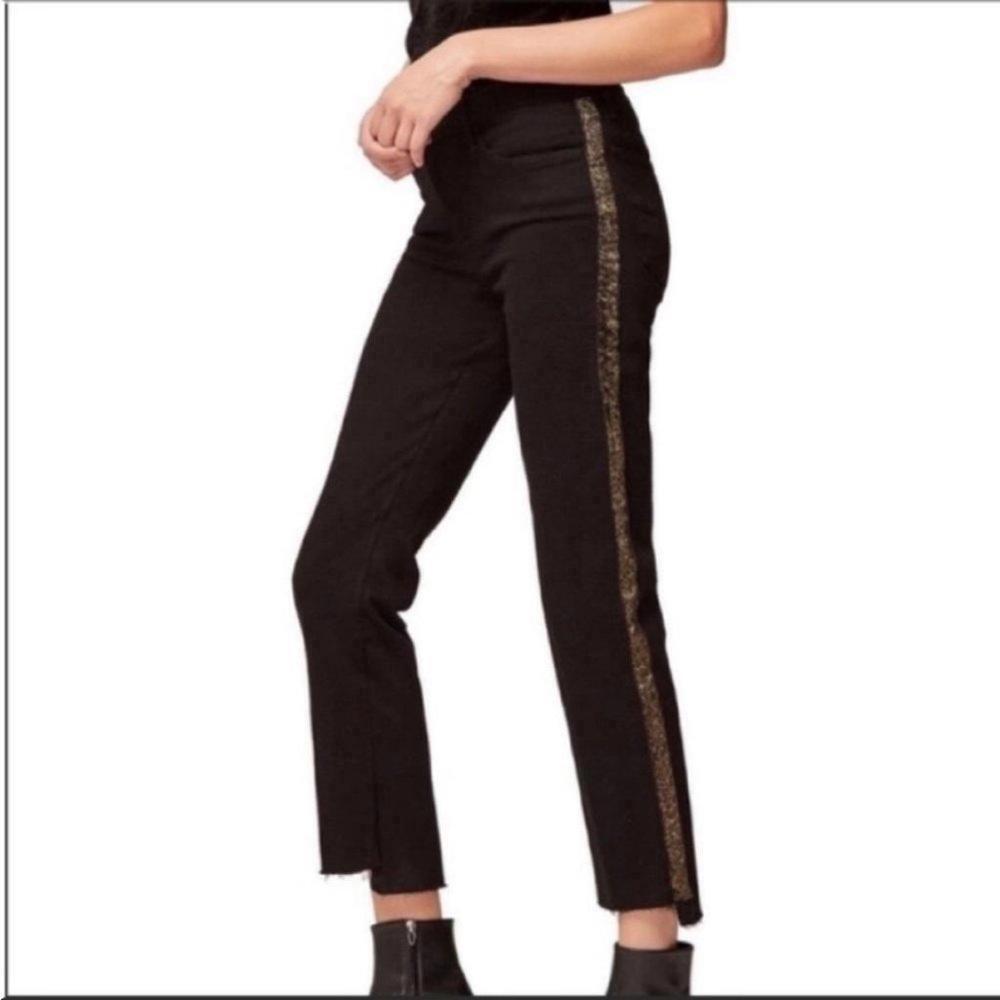 Frame Denim Le‎ High Straight Jeans Black Size 25